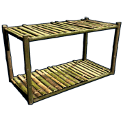 Half Height Bamboo Shelves